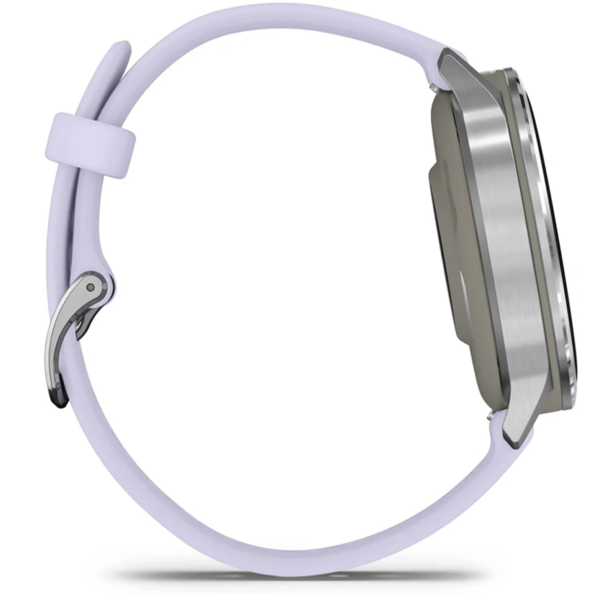 Смарт-часы Garmin Venu 4 41mm Silver Bezel With Periwinkle Silicone Band (010-03013-01)