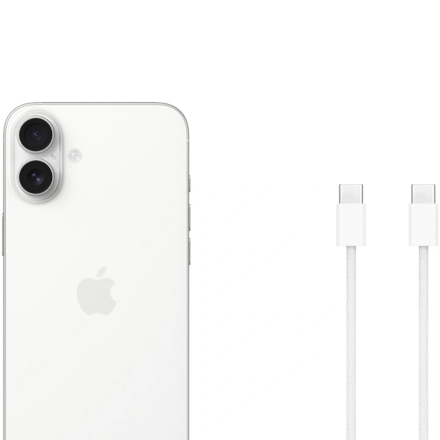 Смартфон Apple iPhone 16 Plus 256Gb nano Sim + eSim White