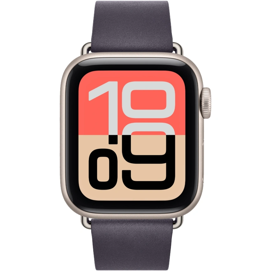 Смарт-часы Apple Watch SE (2025) 44mm Starlight Aluminum Case with Midnight Purple Modern Buckle L