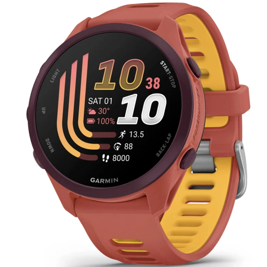 Смарт-часы Garmin Forerunner 170 Music (010-03920-13) Red Pink/Mango