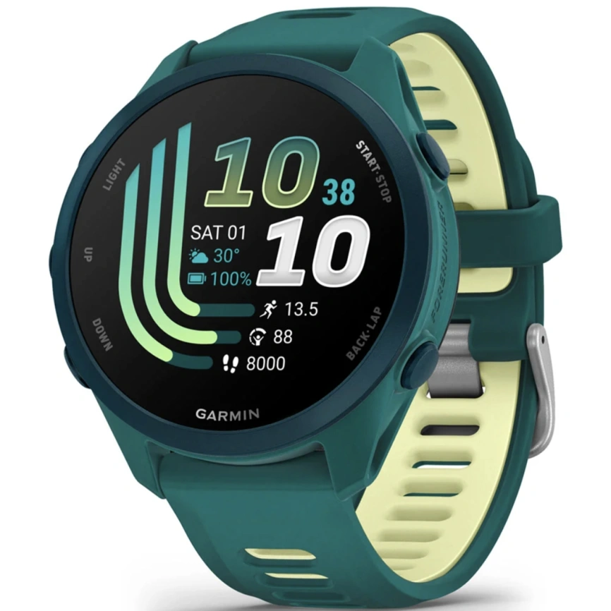 Смарт-часы Garmin Forerunner 170 Music (010-03920-12) Teal Green/Citron