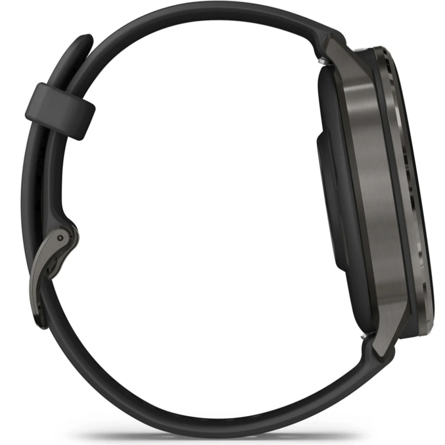 Смарт-часы Garmin Venu 4 45mm Slate Bezel With Black Silicone Band (010-03014-00)