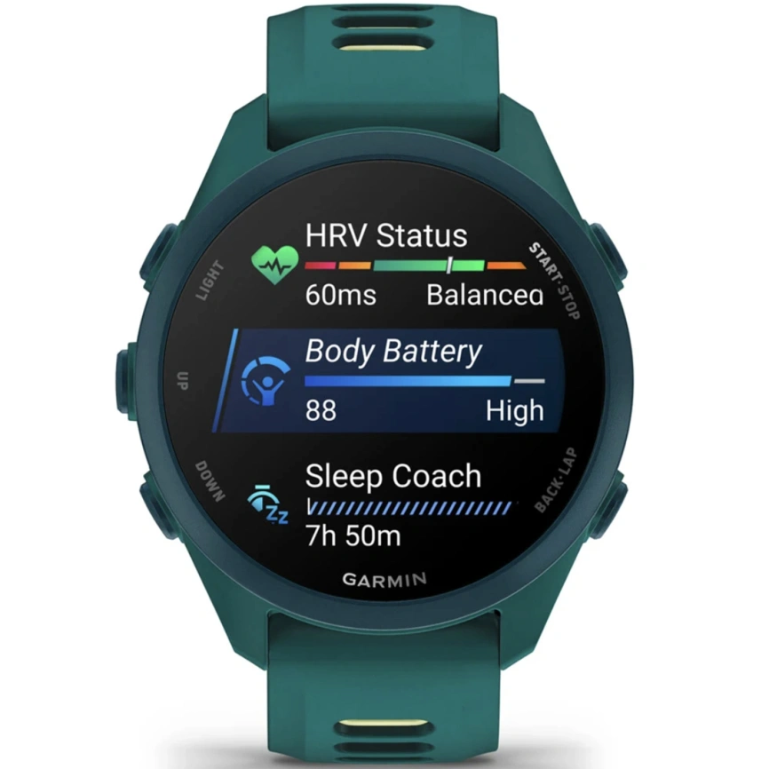 Смарт-часы Garmin Forerunner 170 Music (010-03920-12) Teal Green/Citron