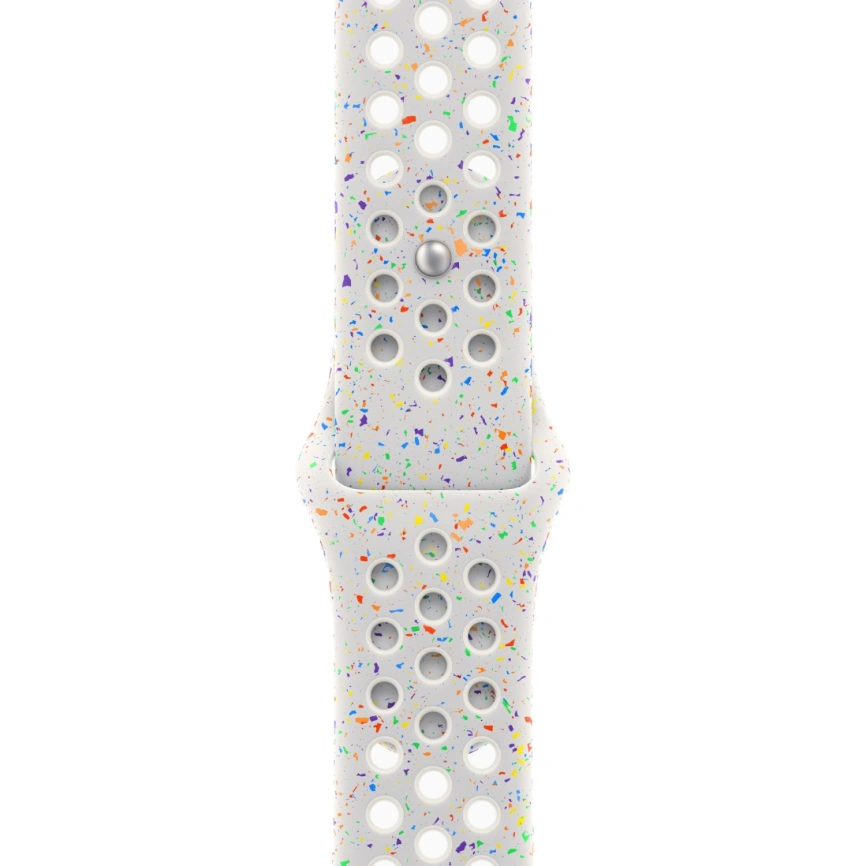 Смарт-часы Apple Watch Series 10 46mm Silver Aluminum Case with Pure Platinum Nike Sport Band M/L