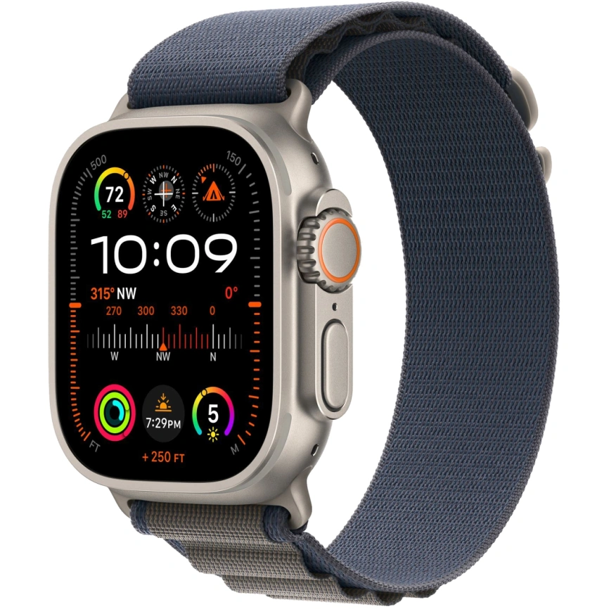 Смарт-часы Apple Watch Ultra 2 49mm Titanium Case with Blue Alpine Loop S