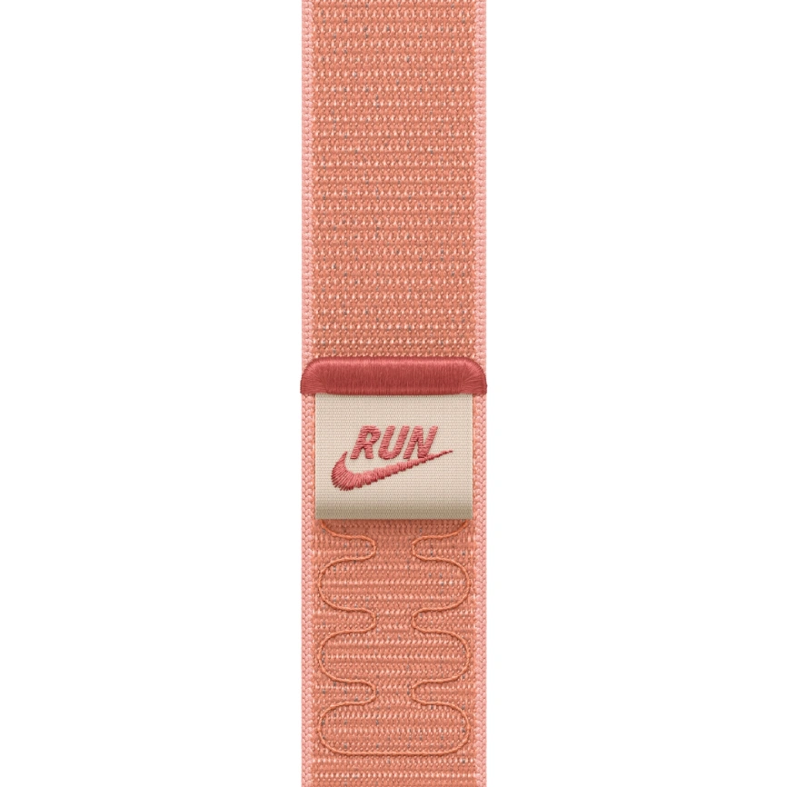 Смарт-часы Apple Watch SE (2025) 40mm Midnight Aluminum Case with Alpenglow Pink Nike Sport Loop