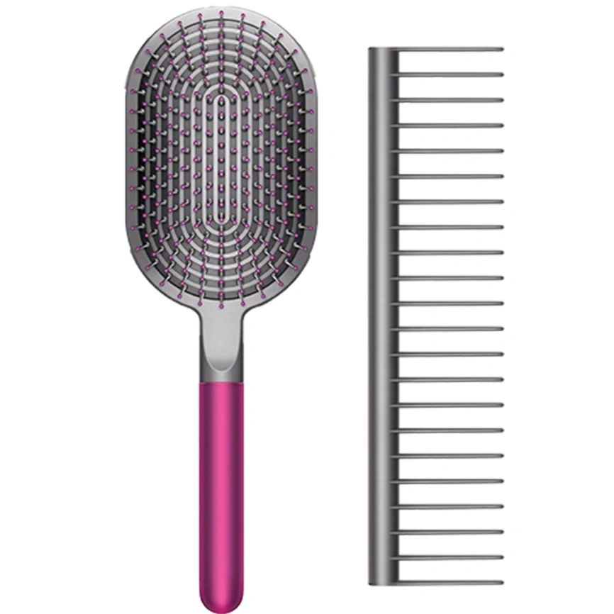 Комплект расчесок Dyson Hair Comb Set Fuchsia/Nickel