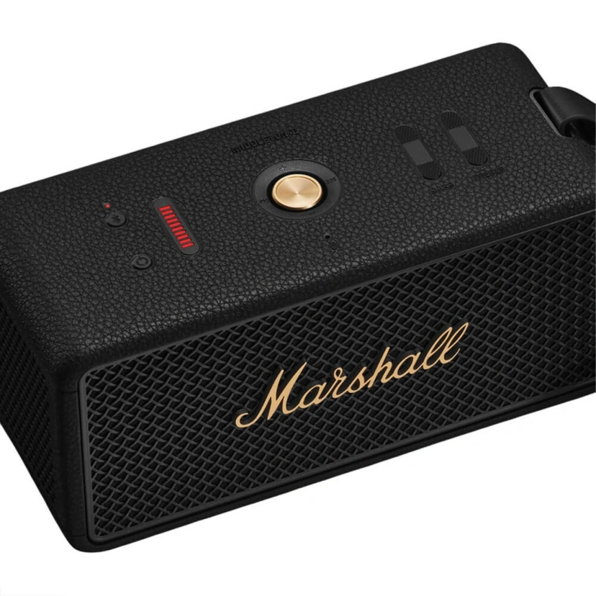 Портативная акустика Marshall Middleton II Black and Brass