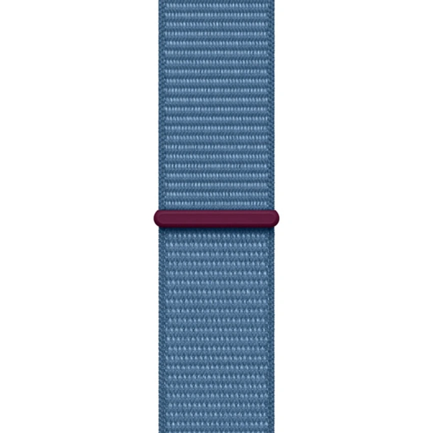 Смарт-часы Apple Watch Series 9 45mm Silver Aluminum Case with Winter Blue Sport Loop (MR9F3)