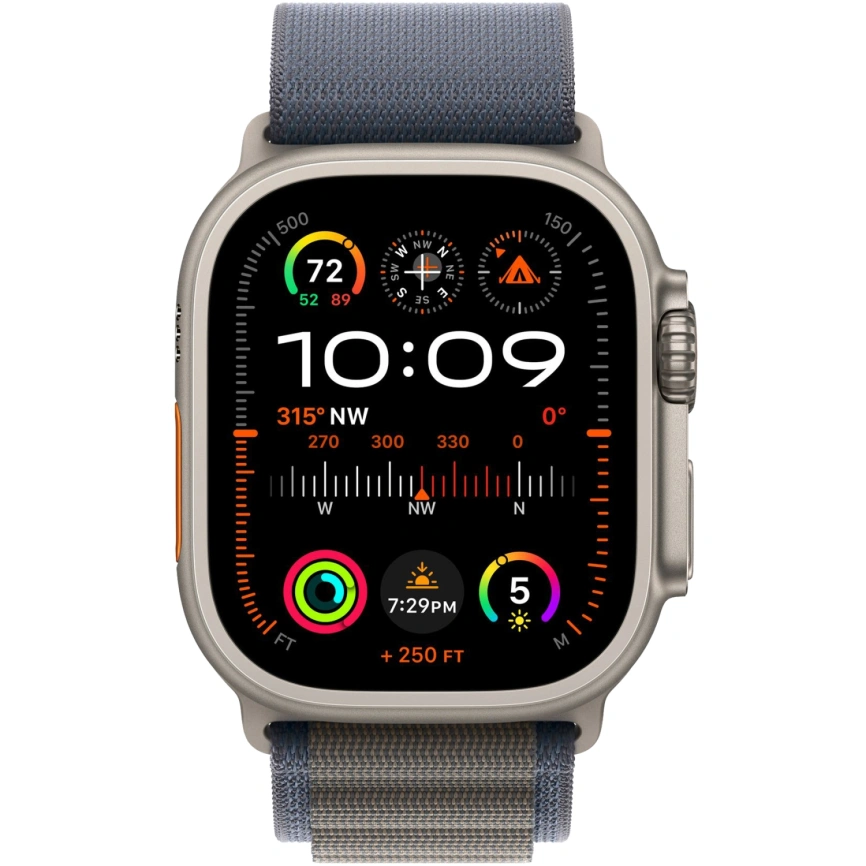 Смарт-часы Apple Watch Ultra 2 49mm Titanium Case with Blue Alpine Loop S