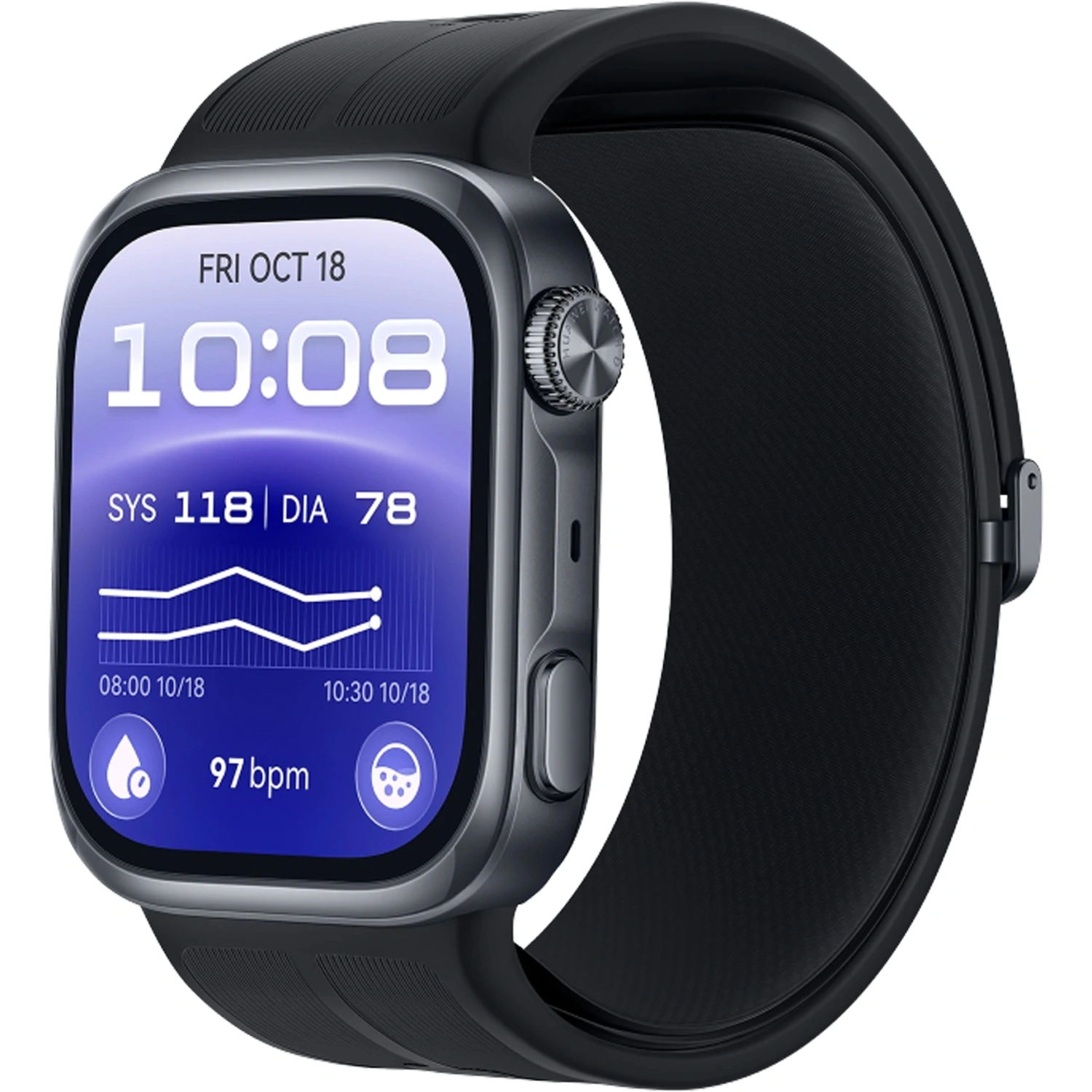 Смарт-часы Huawei Watch D3 Black (55020KBL)