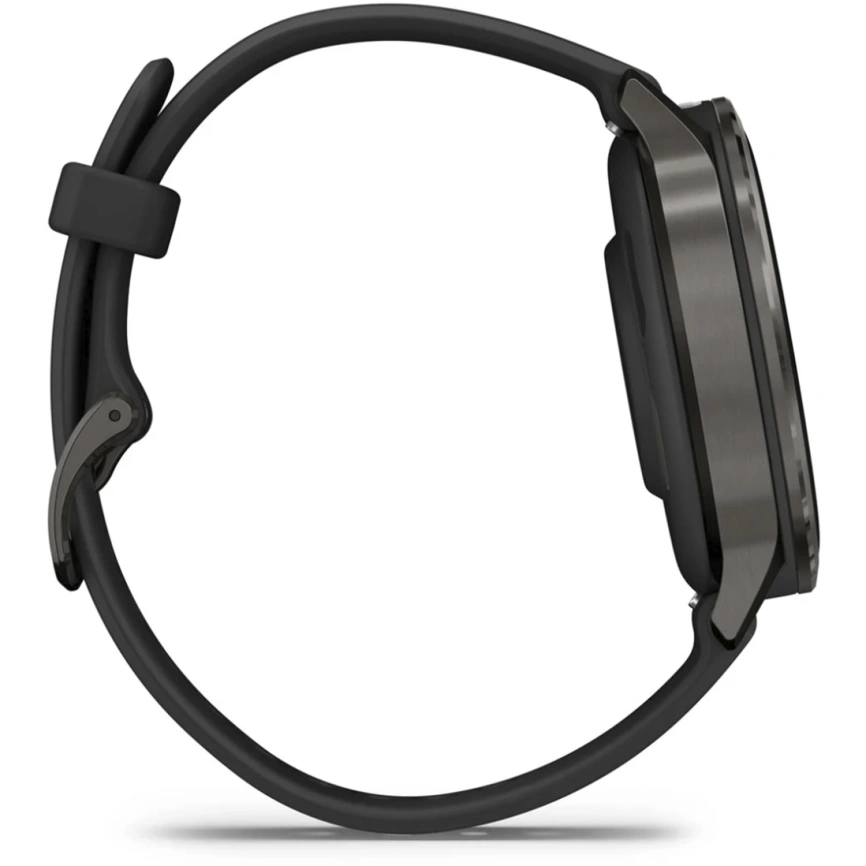 Смарт-часы Garmin Venu 4 41mm Slate Bezel With Black Silicone Band (010-03013-02)