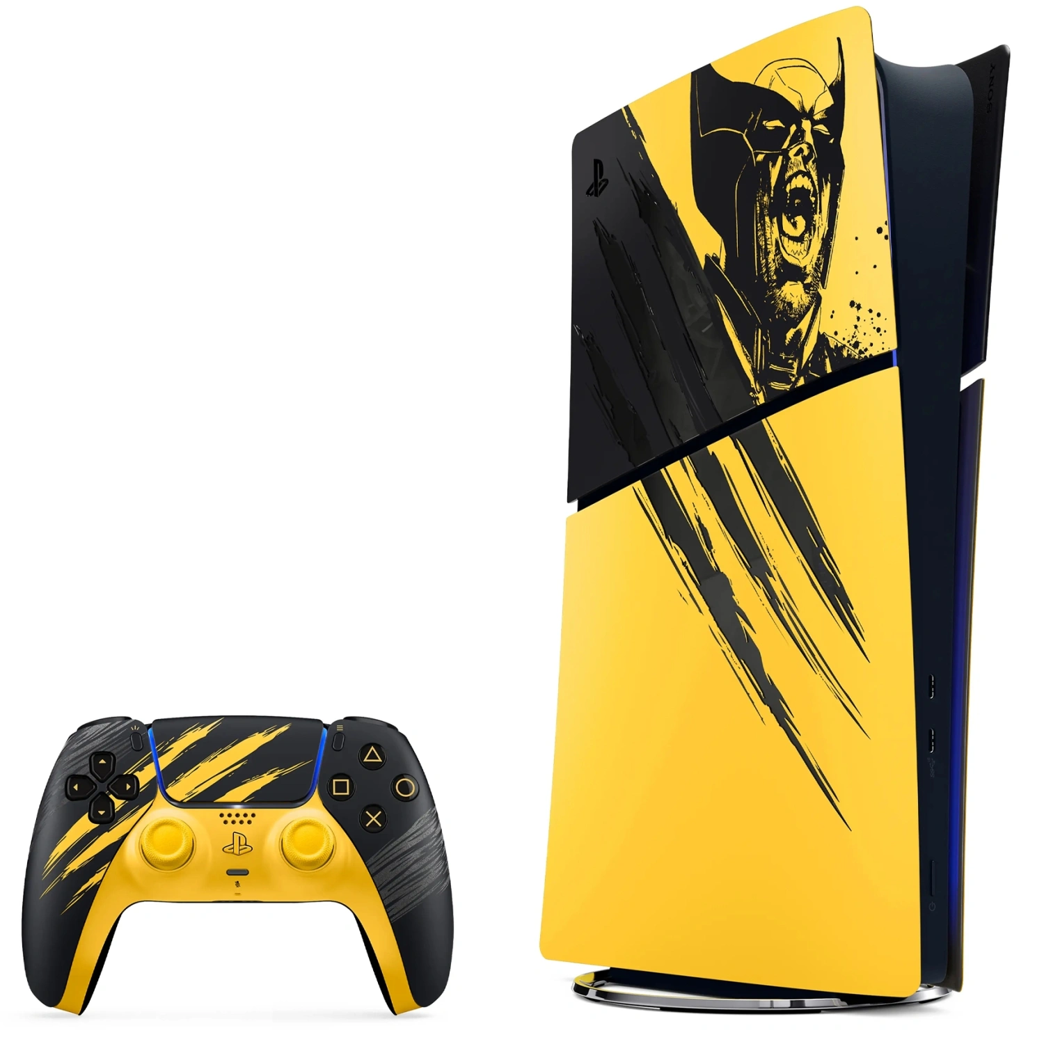 Игровая приставка Sony PlayStation 5 Slim 1TB Marvel's Wolverine Battle Yellow Limited Edition