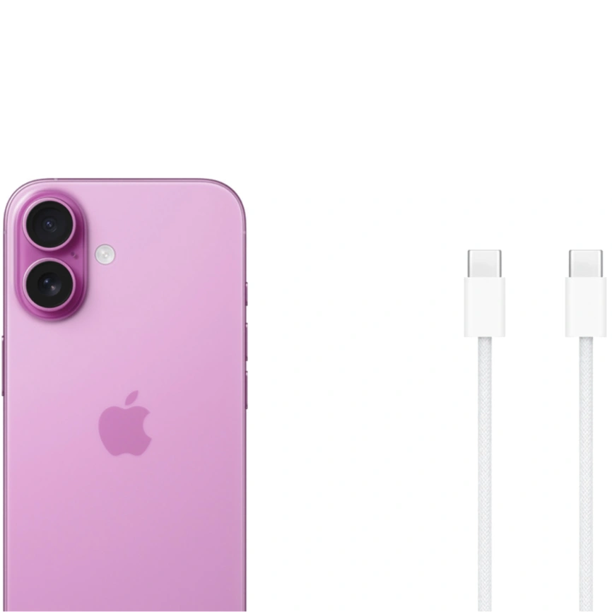 Смартфон Apple iPhone 16 512Gb Dual Sim Pink