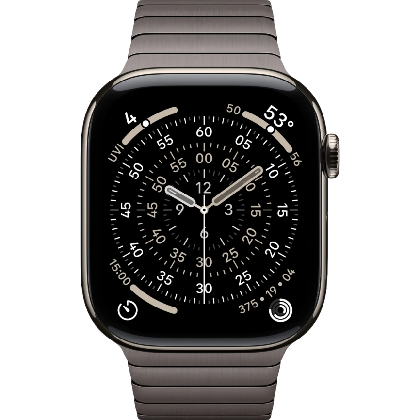 Смарт-часы Apple Watch Series 11 46mm Natural Titanium Case with Slate Link Bracelet