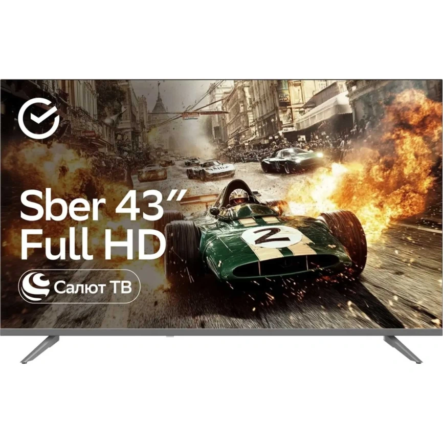 Телевизор Sber 43" DLED FHD Салют ТВ (SDX-43F2014)