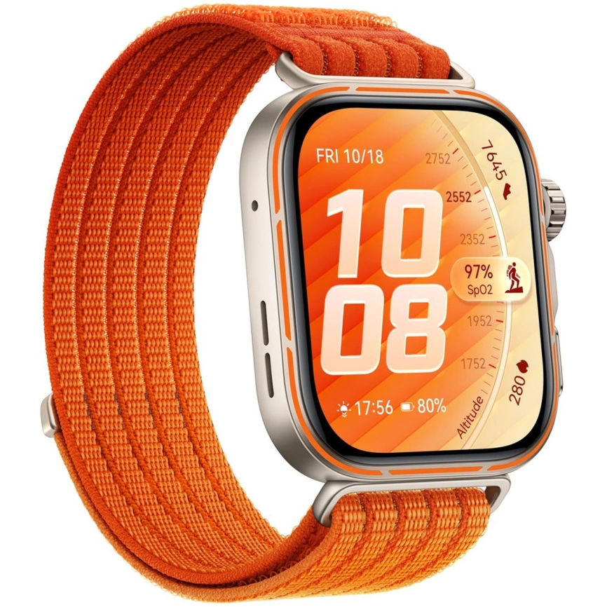 Смарт-часы Huawei Watch Fit 5 Pro Gradient Orange Nylon Strap/Orange (55020HTX)