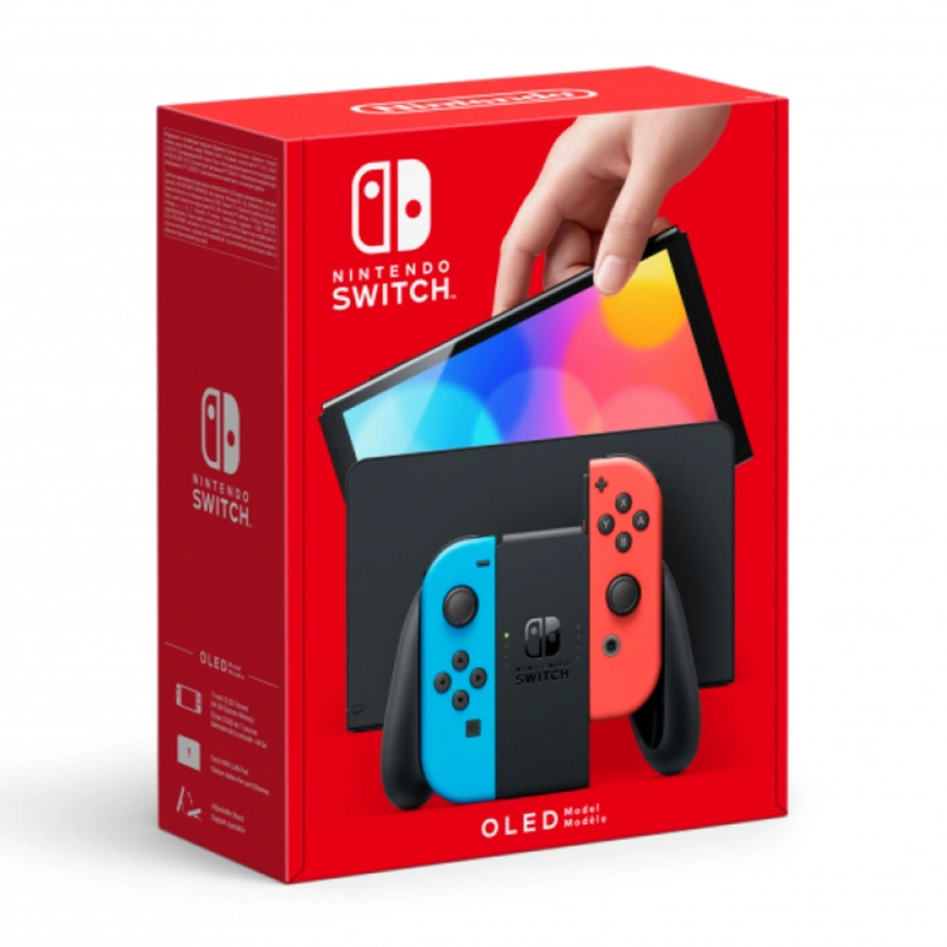 Игровая приставка Nintendo Switch OLED 64GB Neon Blue/Neon Red